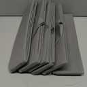 Criusia 6 Pack Large Drawer Organizer for Sock Underwear - Washable Heavy Duty Fabric Closet Organizers and Storage Bins - 90 Cells Dresser Organizer Divider for Baby Clothes, Ties, Belt (Grey)