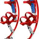 Iconiciris Kids/Child Youth Kangaroo Shoes Jumping Stilts Fitness Exercise (66-110lbs/30~50kg)(red)