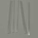 AmazerBath 5 PCS Shower Door Side Seal Strip for 3/8 Inch Glass - 15.75 Inches x 5, 5 Sections Segmented Shower Installation Kit, Frameless Glass Door Seal Strip