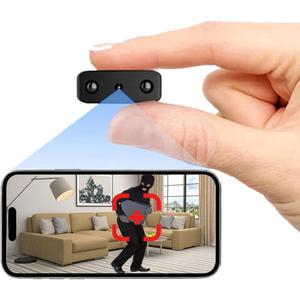 Mini Spy Camera Wireless Hidden, WiFi Home Security Cam HD1080P Small Surveillance Camera Nanny Cams,Remote Viewing,Clear Night Vision, Motion Detection