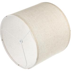 Cabilock Elegant Linen Table Lamp Cover Iron Frame Design Decorative Lamp Shades for Bedside Floor Livingroom