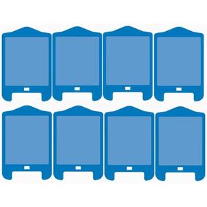 ZVVN 8 Pack Refill Cartridges Kit for Plug-in Blue Light, for Stem Light, Replacement Glue Cards (8 Pack)