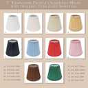 Royal Designs, Inc. CS-1059-5GR-6 Designer Mushroom Pleat Empire Chandelier Lamp Shade, 3 x 5 x 4.5, Green, 6-Pack