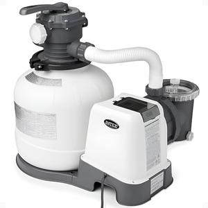Intex SX2800 Krystal Clear Sand Filter Pump: 2800 GPH Pump Flow Rate – Improved Circulation and Filtration – Easy Installation – Improved Water Clarity – Easy-to-Clean