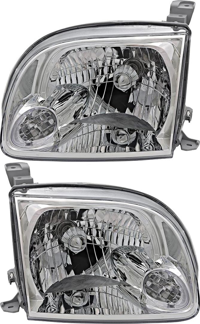 For Toyota Tundra Regular and Access Cab Headlights Lamps Set 2005 2006 Halogen Driver and Passenger Side