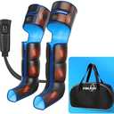 FSUON Leg Massager for Circulation and Pain Relief FSA HSA Eligible, Air Compression Massager with 3 Level Heat, 6 Modes, 3 Intensities