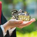 3 x Graduation Gifts for High School Seniors, Unique Senior Class of 2026 Graduation Ornament, Senior 2026 Gifts for Boys Girls Daughter on Christmas, Wood Graduate Cap Christmas Ornament