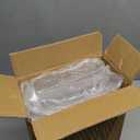 Stackable Water Bottle Organizer, Large Compartment Water Bottle Holder, 4 Tier Clear Water Bottle Organizer for Cabinet, Bottle Rack for Kitchen Organization and Storage - Hold 16 Bottles