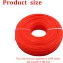 49-16-2713 Replacement for Milwau-kee 2725-20 Trimmer0.095 0.095 Trimmer line for Milwau-kee Weed Eater StringPremium Trimmer Line Square-Shaped, 245-Foot Length (Red)