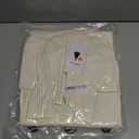 ZESICA Womens Fall Long Sleeve Sweater Dress Casual Quarter Zip Oversized V Neck Collared Knit Pullover Mini Dresses (White, S)