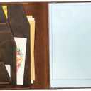 Leather Folio case with Pen Holder for Remarkable 2 Cover(Not Compatible with Remarkable Paper Pro), Genuine Leather Folio Cover for Remarkable 2 Tablet case