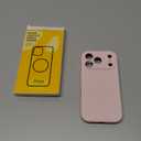 Ktele Magnetic for iPhone 17 Pro Case [Compatible with Magsafe] [Premium Silicone Satin-Smooth Touch] Slim Shockproof Anti-Scratch Microfiber Lining Case, 6.3 inch, Chalk Pink