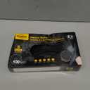 TitanFlex Heavy-Duty Black Disposable Nitrile Gloves, Box of 100, 6-mil, Fully Textured, Powder-Free, Latex-Free, Non-Sterile