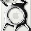 Emptiness Phone Case for iPhone 15 Pro Max (Only),MagSafe Compatible 22g Lightweight,Silver,Heat Dissipating Ample Protection