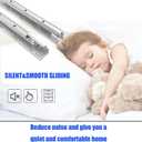 6 Pairs of 21 Inch Undermount Soft Close Drawer Slides Full Extension Concealed Drawer Rails with Mounting Screws,3D Locking Device and Brackets