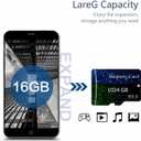 1TBTF SD Card with Adapter, High Speed Memory Card, UHS-I C10 A1 Memory TF Card for Mobile Phone/Camera/Car Audio/Game Console/Tablet