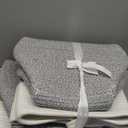 Storage Baskets for Clothes Fabric Cotton Rope Storage Basket with Handles, Decorative Woven Basket for Living Room, Closet Organizer Blankets, and 2bags (Silver Gray, L17.8 x W12.5 x H17.9)