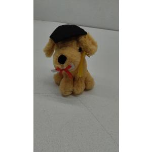 Graduation Dog Puppy with cap and certificate soft plush toy (2025)