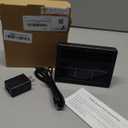 Digital Alarm Clock, with 5.5" Large LED Time Display, Adjustable Alarm Volume, 6 Level Brightness, Alarm Settings, USB Charger, Temperature Detect, Snooze, Clocks for Bedroom, Bedside, Desk, Black