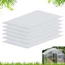 Polycarbonate Greenhouse Panels, Twin-Wall Polycarbonate Sheet, Clear Panels for Green house, Outdoor Garden, Plant Stand Roof (Grey 47.2''H x 23.6''W x 0.16''T, 14)