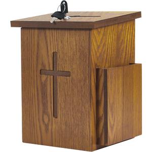 Prayer Request Box - Offering Boxes for Church, Cross Offering Box Collection Donation Charity Fundraising Box