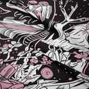 THSALIE Butterfly Tapestry - 53.18''X 59'' Tapestry Wall Hanging Plants Floral Flowers Tapestries Boho Retro Aesthetic Whimsical for Living Room Bedroom Dorm