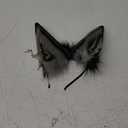 Faylay Man Women Furry Handmade Wolf/Fox Ear Headband Cosplay Hair Anubis Jackal Simulated Fox Ear Headband Accessories