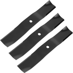 108-1125 Mower Blades for 44" Deck, 54-0010 High Lift Lawn Mower Blades Compatible with A riens Toro TimeCutter Z ZX Z Master, Replaces 54-0010-03, 55-4940, 55-4940-03, 55-4940-09, 3 Pack