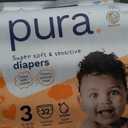Pura Baby Diapers Size 3 (16-28 lbs) 128 Count Sensitive Skin