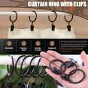 22 Packs Photography Backdrop Clips Clamps, Include 10 Curtain Ring Clips, 6 Spring Clamps, 6 Leather Background Clips Holder for Photo Studio Backdrop Background Helper Photo Clamp