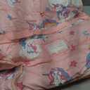 Lasoftan Toddler Nap Mat with Pillow and Blanket, Extra Large Rolled Napping Mats,Slumber Bags for Boys Girls,Kids Sleeping Bag for Daycare, Preschool Travel Camping, Pink Unicorn