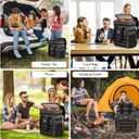 Insulated Cooler Backpack, 35 Can / 25L Large Camping Backpack for Outdoor, Beach, Picnic - Soft Lightweight Leakproof Cooler Backpack for Women and Men (Green, 25L)