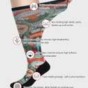 Diabetic Socks for Women & Men Extra Wide, Over The Calf Non Binding Lymphedema Neuropathy Swollen Feet for Women Men