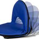 Stansport Go Anywhere Chair Polyester Portable Reclining Seat, 21.5" L x 20.5" W x 17" H