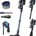 Cordless Vacuum Cleaner, 30KPA 350W Powerful Suction with 3 Modes, LED Touch Screen, Max 45min Runtime, Anti-Tangle Wireless Vacuum Cleaner for Home/Carpets/Hardwood Floors