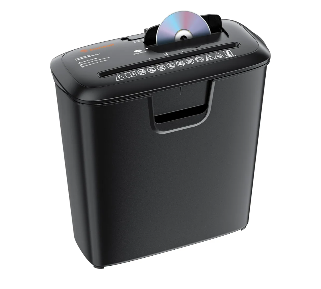 Bonsaii Paper Shredder for Home Use, 8-Sheet StripCut Home Office Shredder, CD/Credit Card Shredder Machine with Overheat Protection, 3.4 Gallons Wastebasket