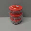 Pyrex Simply Store 16-Pc Glass Food Storage Container Set with Lid, 2-Cup & 1-Cup Round Meal Prep Containers with Lid, BPA-Free Lid, Dishwasher, Microwave and Freezer Safe,