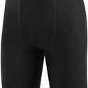 Blueleaf Boys' Swim Jammers Youth Competitive Swim Racing Team Swimsuits Athletic Quick Dry Swimming Shorts UPF 50+ XL, Black