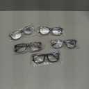 CCVOO +2.5 Ladies Reading Glasses for Women Clear Vision 5-Pack Blue Light Filtering Readers with Spring Hinges