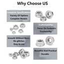 2 x 1/4-20 Serrated Flange Hex Lock Nuts, SpzcdZa 50pcs 304 Stainless Steel Serrated Metric Hex Flange Lock Nuts,Bright Finish