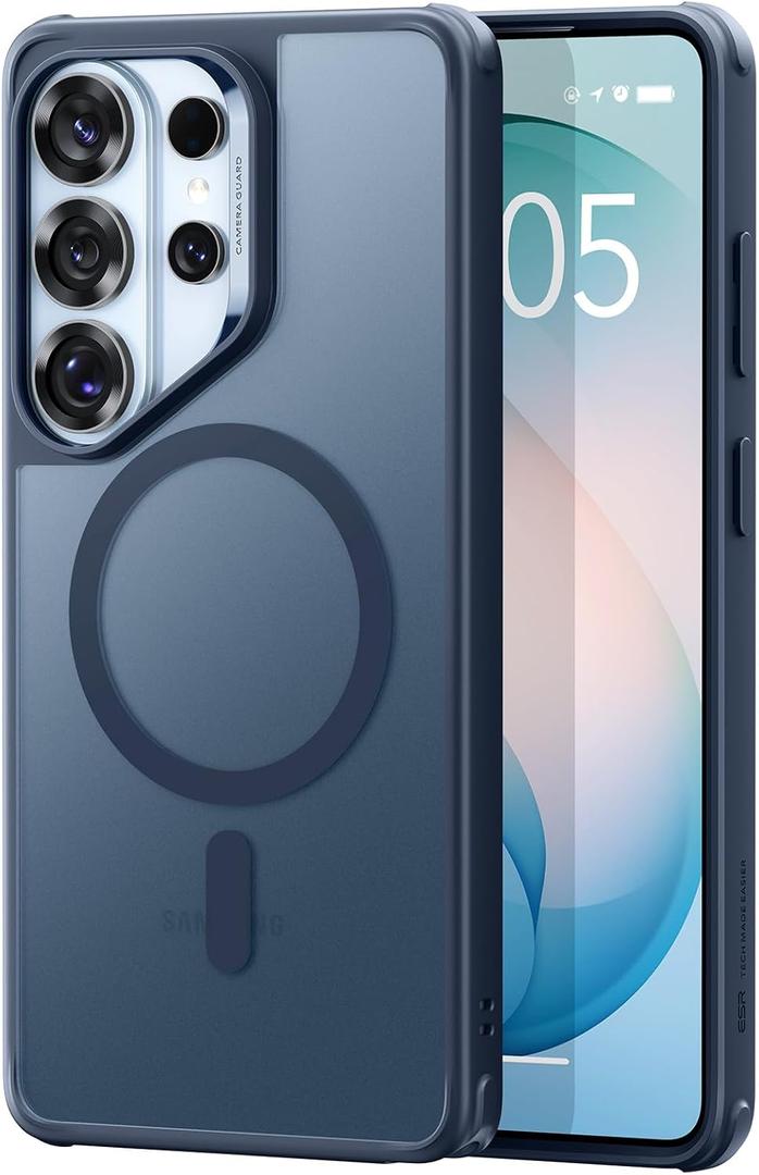 ESR for Samsung Galaxy S26 Ultra Phone Case, Compatible with MagSafe, Military-Grade Protection, Shockproof Magnetic Case for Samsung Galaxy S26 Ultra, Classic Hybrid Series, Frosted Navy Blue