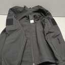 FREE SOLDIER Men's Waterproof Softshell Jacket Fleece Lined Outdoor Jacket Tactical Military Hoodie Windbreaker Size L