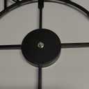 La Crosse Clock 404-3451 20 Inch Metal Tower Analog Wall Clock with Roman Numbers