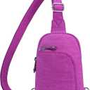 RFID Crossbody Bags for Women Travel Small Sling Bag Leather Cross Body Bag Fanny Packs Backpack Womens Gifts Unique(Nylon)