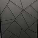 Fire Beauty Fireplace Screen Decorative Mesh Geometric Fire Spark Guard Gate Cover for Home