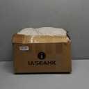 IASEAHK Chair Cushions for Dining Chairs Set of 4, Non Slip Kitchen Chair Pads, 17" x 16" x 2", Indoor Dining Chair Cushions with Ties, D-Shaped Seat Cushions for Kitchen Chairs, Beige