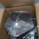 Small Space Heater, 1500W Portable Electric Heaters for Indoor Use with Thermostat, 70 Oscillation, 5 Modes, 12H Timer, Black Room Heater for Office Bedroom Desk