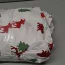 Queen Christmas Winter Animals Sheet Set - Holiday Xmas Pattern Bedding Set - Deep Pockets - Snug Fit - 4 Piece - Wrinkle Free - Cooling Festive Winter - Holiday Sheets for Women, Men, Kids & Teens, 80x60