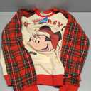 Disney matching sweatshirt Stitch Mickey Spiderman print long sleeve winter Christmas loose L