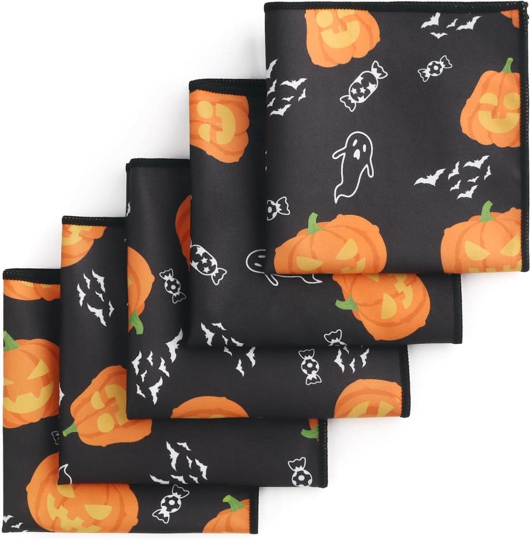 4 x Scotamalone Handkerchiefs for Men Sweat Absorbing Sport Microfiber Hankies for Wicking Sweat from Hands, Face, Body